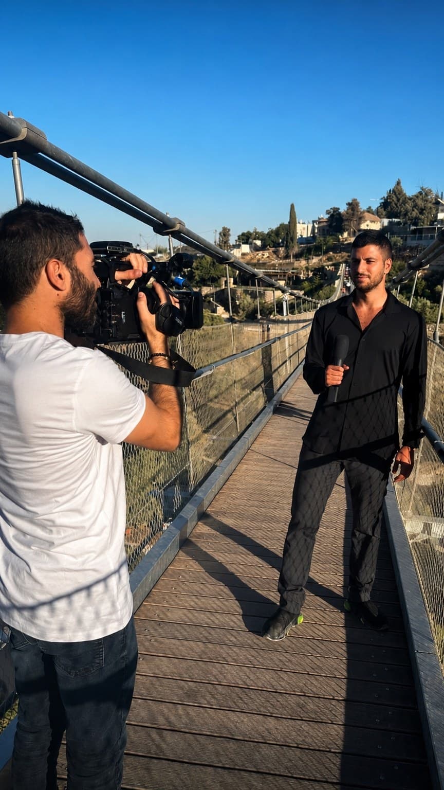 Alexandre Riahi en reportage
